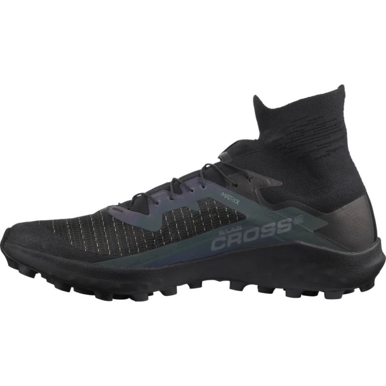 Black Salomon S/Lab Cross 2 Women's Trail Running Shoes | IE AM3285